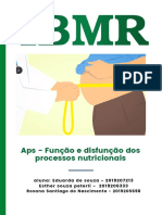 Aps Função e Disfunção Processos Nutricionais