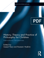 (Routledge Research in Education) Saeed Naji (Editor), Rosnani Hashim (Editor) - History, Theory and Practice of Philosophy For Children - International Perspectives-Routledge (2017)