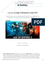 Trucos Age of Empires 2 - PC