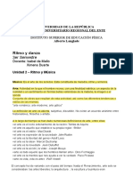 Unidad 2. Danza y Ritmo Unidad PDF