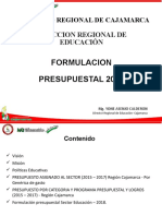 Formulacion Presupuestal 2018 DRECAJ-1