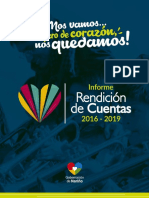 CAMILO ROMERO Informe de Gestion 2016 2019 1