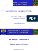 Rendicion de Cuentas 2006 Eduardo Zuñiga