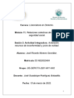 Carrera: Licenciatura en Derecho.: Módulo 11. Relaciones Colectivas de Trabajo y Seguridad Social