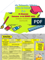 Planeacion Semana 4 Junio 2022 5to Grado