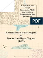 KEMENTERIAN DAN LEMBAGA