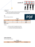 Output 3 - Tabular