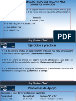 Problemas de Tiempo Que Incluyen Años y Fracción Sesión No. 4.1