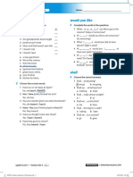 Grammar: Present Perfect Would You Like