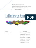 Planificacion Administrativa