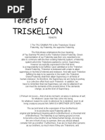 Tenets of Triskelion