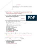 Cuestionario Teoria General Del Proceso