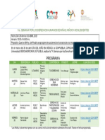 Programa-1ra Semana Del Derechos de Los NNAyJ