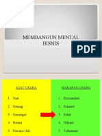 Membangun Mental Bisnis