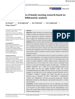 Trends and Hotspots of Family Nursing Research Based On Web of Science: A Bibliometric Analysis
