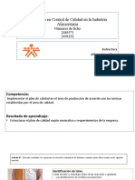 Envasado-Contaminación Cruzada - Aseguramiento de La Calidad