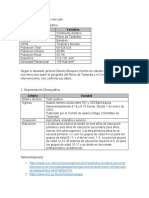 Criterios Variables