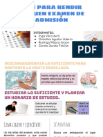 Tips para El Examen de Admisión