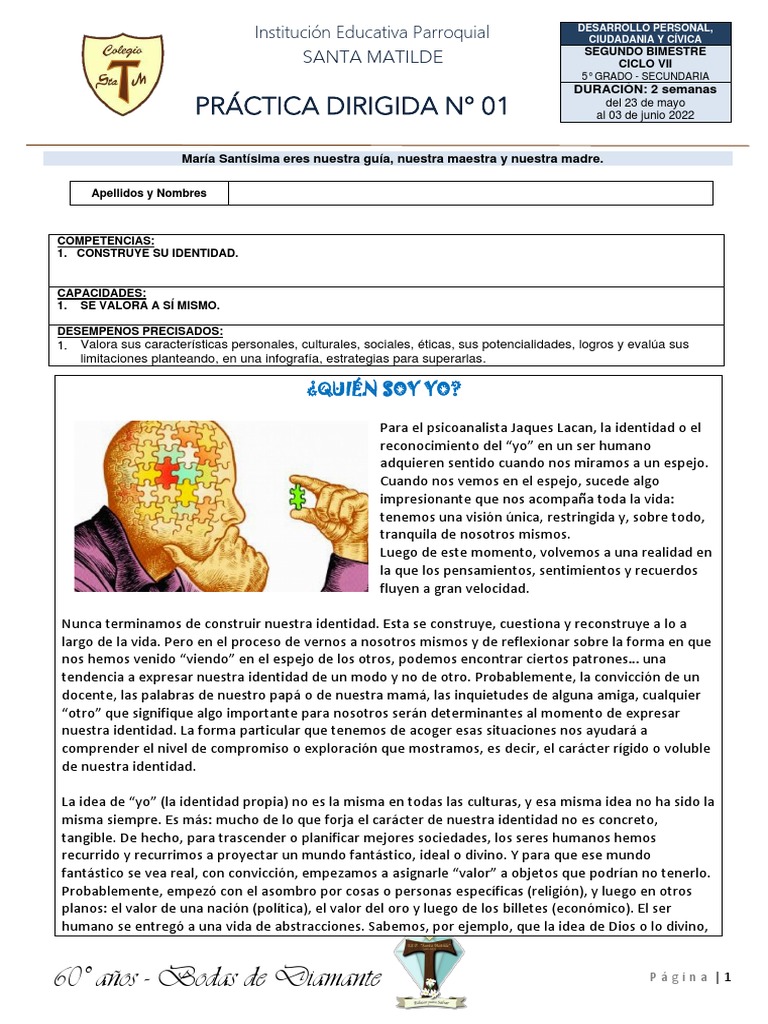 Identidad y Autenticidad en DPCC 5to | PDF | Conocimiento | Divinidad