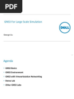 GNS3 For Large Scale Simulation: George Liu