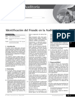 Identificación Fraude en Auditoría