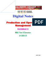 Production and Operations Management