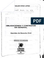 LIBRO Obligaciones y Contratos. Reinaldo Cruz López