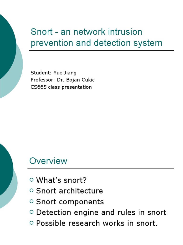 Understanding Snort NIDS Architecture | PDF | Internet Protocols ...