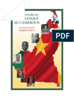 Dictionnaire de La Politique Au Cameroun (Fabien Nkot)