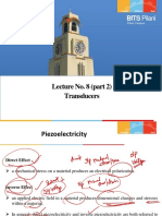 Lecture No. 8 (Part 2) Transducers: BITS Pilani