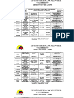 Directorio Ligas 2019