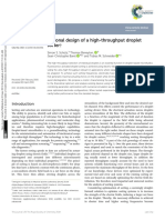 Rational Design of A High-Throughput Droplet Sorter