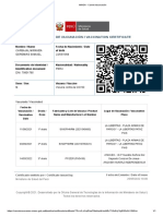 MINSA - Carnet Vacunación - SAMUEL CARBAJAL