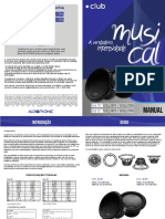 Subwoofer Club C1-12-MANUAL