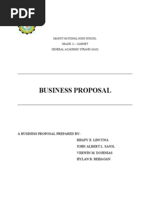 Business Proposal GARNET