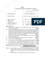 Guyana Driver License Application Form | PDF | Driver's License | Transport