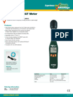 Heat Stress WBGT Meter: Wet Bulb Globe Temperature (WBGT)