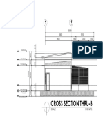 Cross Section Thru-B: Parapet Level