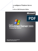 Tutorial Para Configurar Windows Server 2003