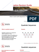 EB Education Revision Guide: How To Work With Sequences: Part 2