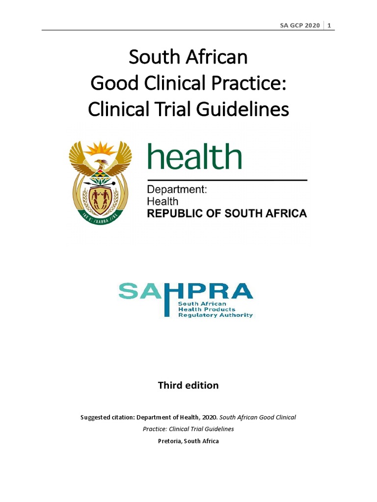 Sa GCP 2020 Final | PDF | Clinical Trial | Informed Consent