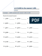 CW - WS - 11 - Rounding Off by 1000 WS - Answers