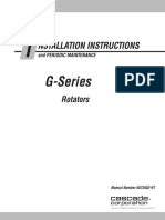 G-Series: Nstallation Instructions