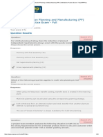 SAP ERP Production Planning and Manufacturing (PP) Certifications Practice Exam - Full