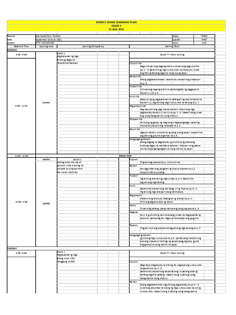 Weekly WHLP | PDF