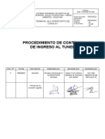 Crec10-Ssoma-prc-056 Procedimiento de Control Ingreso Tunel