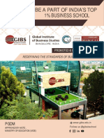 GIBS BSchool Bangalore Placement Brochure 2021-2023 - Top Business Management College in Bangalore