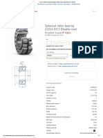 Spherical Roller Bearing 22224 E/C3 (Double Row) : Price/Unit