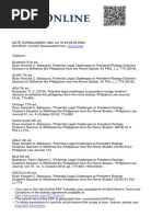 Potential Legal Challenges To President Rodrigo Duterte's Decision To Withdraw The Philippines From The Rome Statute