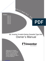 DC Inverter U-Match Series Cassette Type Unit: 2CI-12 2CI-18 2CI-24 2CI-30 2CI-36 2CI-45 2CI-50 2CI-60